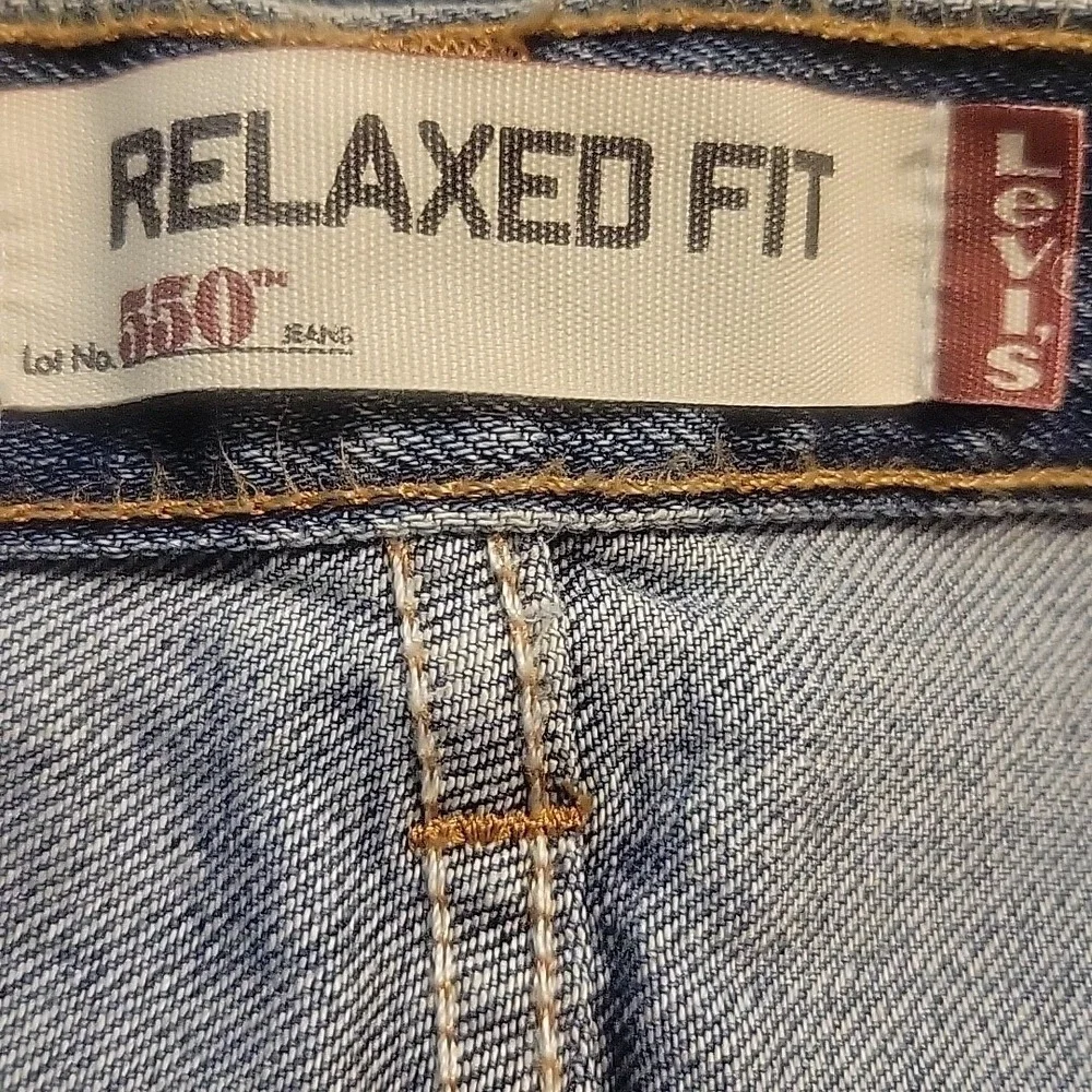 Levi's 550 Jeans Mens 38x30 Blue‎ Relaxed Fit Tapered Denim  NEW